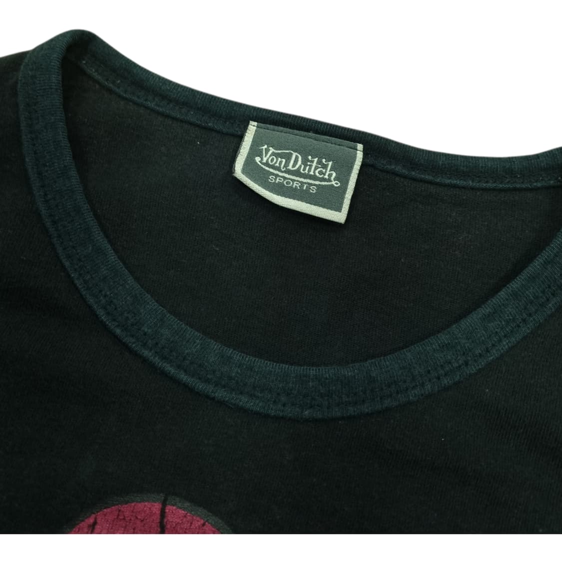 본더치 빈티지 올드스쿨 Y2K 해골 프린팅 긴팔 슬리브 상품이미지3