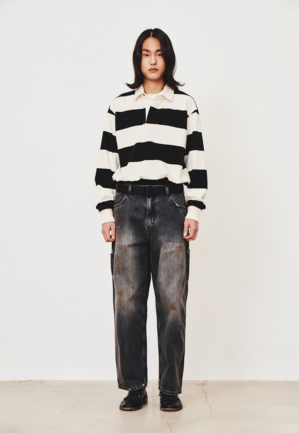 아트이프액츠 카펜터 팬츠 블랙 XL 사이즈 판매합니다. 상품이미지3