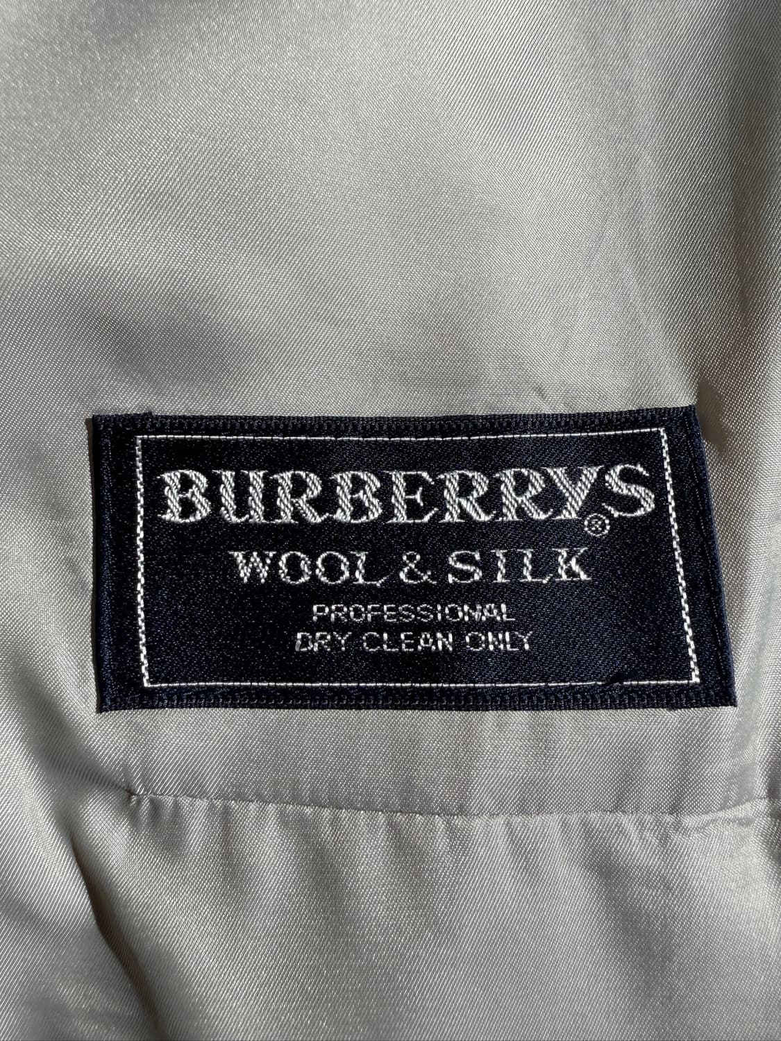 90's Burberrys Wool Silk Check Jacket 상품이미지6