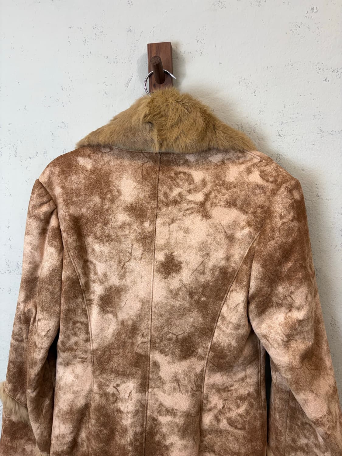 JPN 빈티지 래빗 퍼 무스탕 더플 자켓 상품이미지4