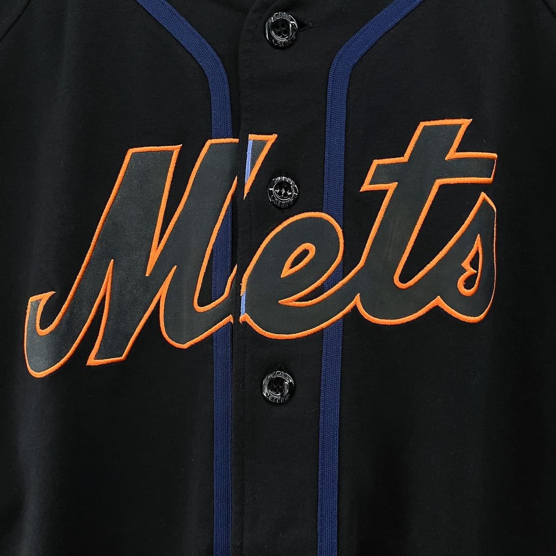 엠엘비 뉴욕 메츠 데드스탁 베이스 볼 하프 져지 상품이미지5