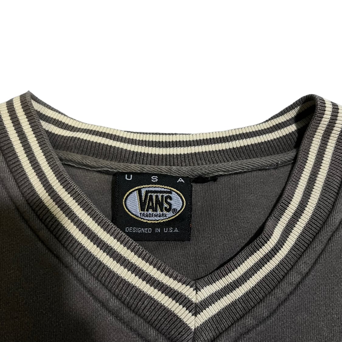 [M] Vans 90s 로고 브이넥 맨투맨 상품이미지4