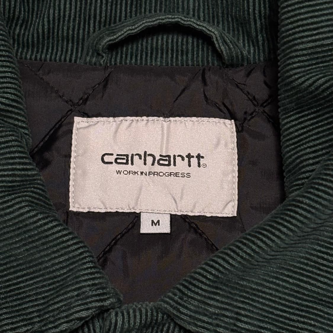 M 칼하트 그린 코듀로이 러그드 레더맨 자켓 상품이미지4