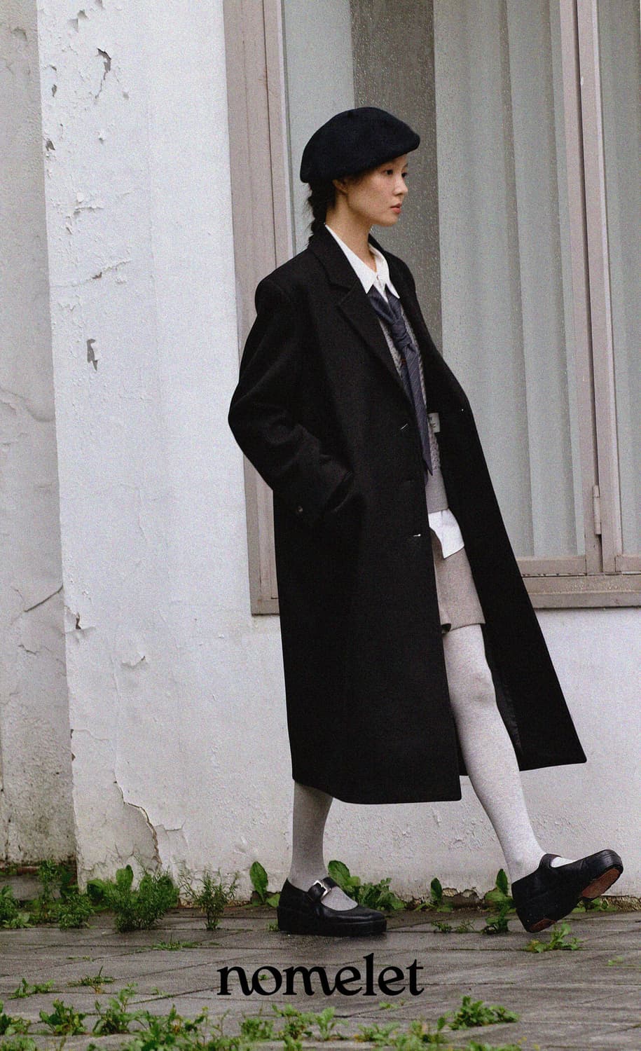노멜렛 이자벨 테일러드 블랙코트 (1사이즈) Nomelet 상품이미지2