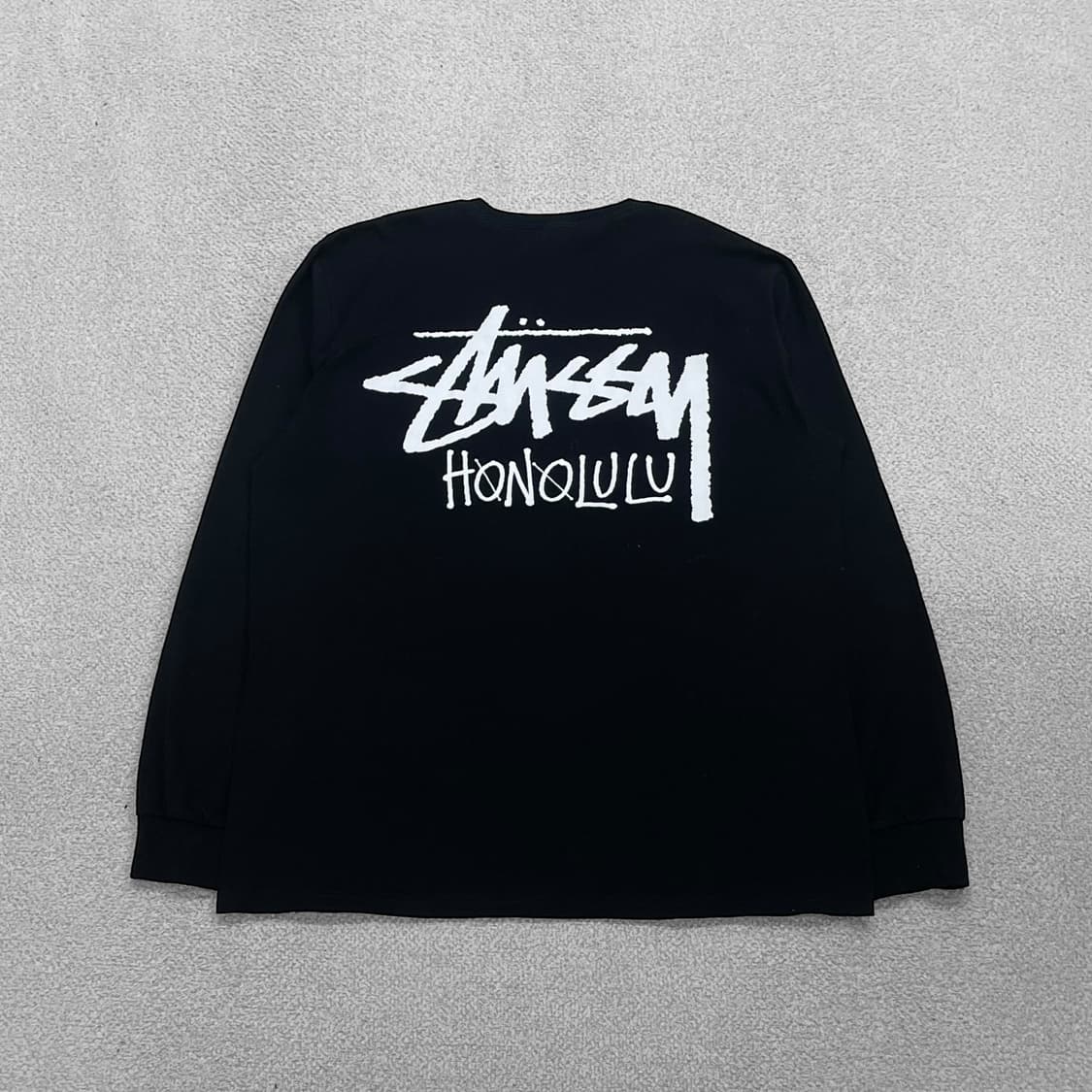 스투시 Stussy 호놀룰루 롱슬리브 블랙 상품이미지1