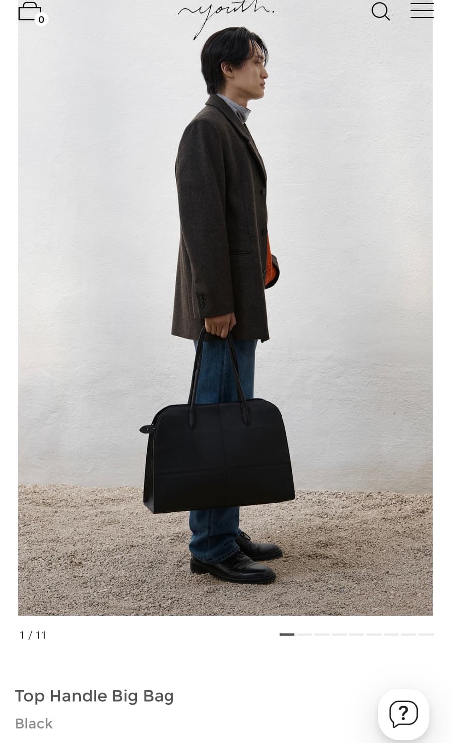 유스 탑 핸들 빅백 상품이미지2