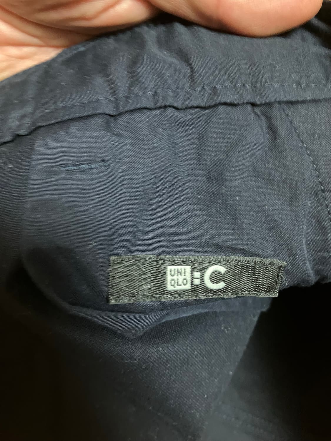 유니클로 C 배럴팬츠 XL 네이비 상품이미지4