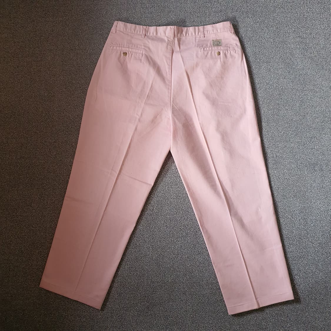90s 폴로 랄프로렌 핑크 투턱 치노 팬츠  상품이미지7