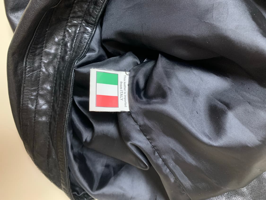 이태리 원단 레더봄버 자켓(양가죽) 상품이미지5