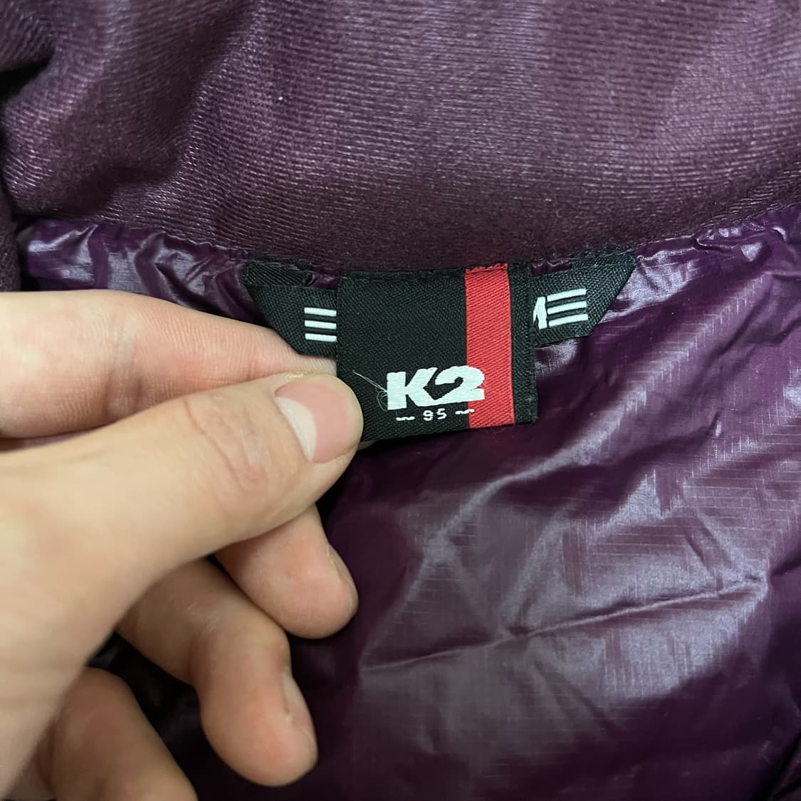 K2 케이투 로고 구스다운 경량패딩 M/95  상품이미지5