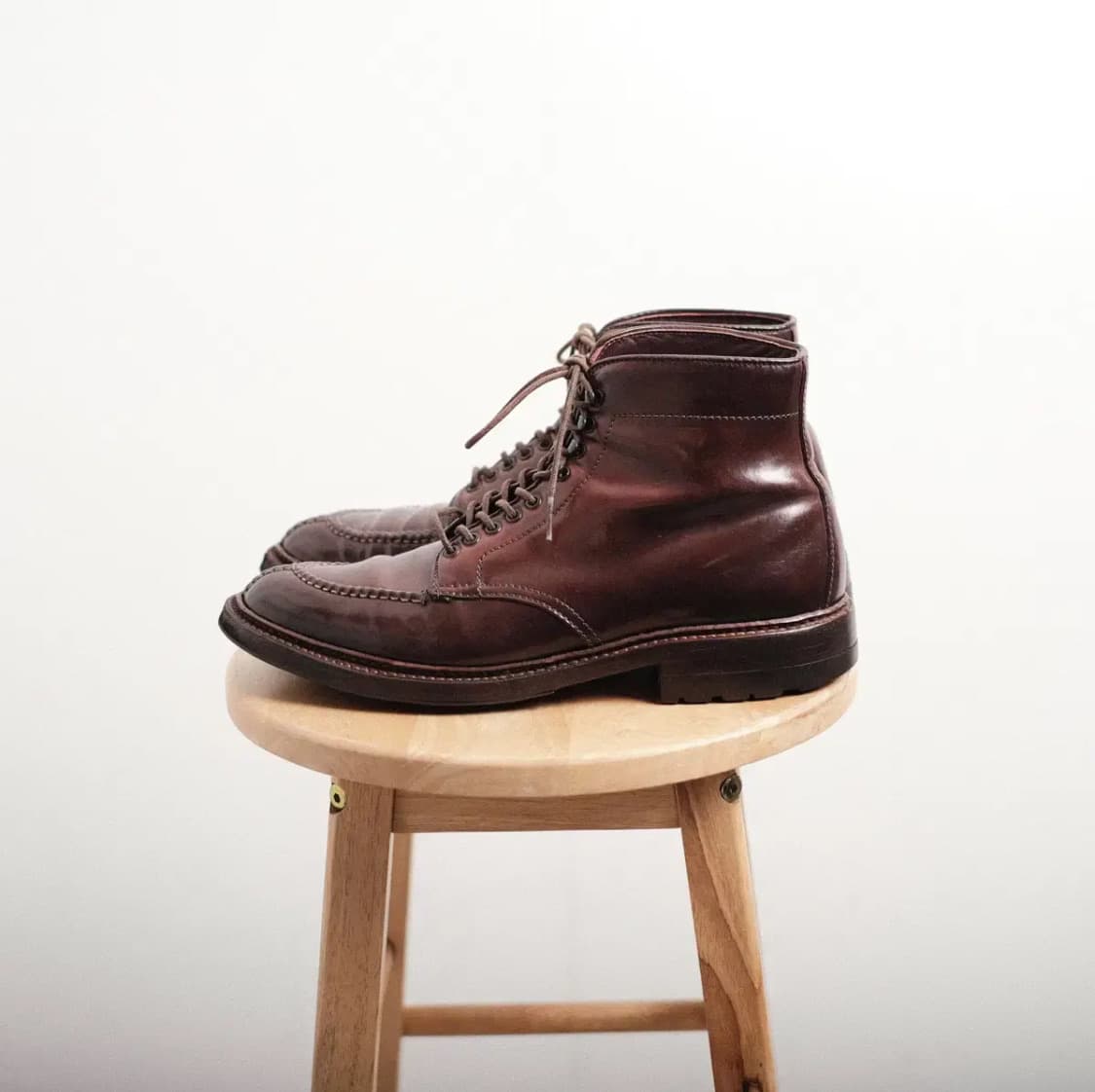 Alden40218HC 6.5D 버건디 코도반 탱커부츠 상품이미지2