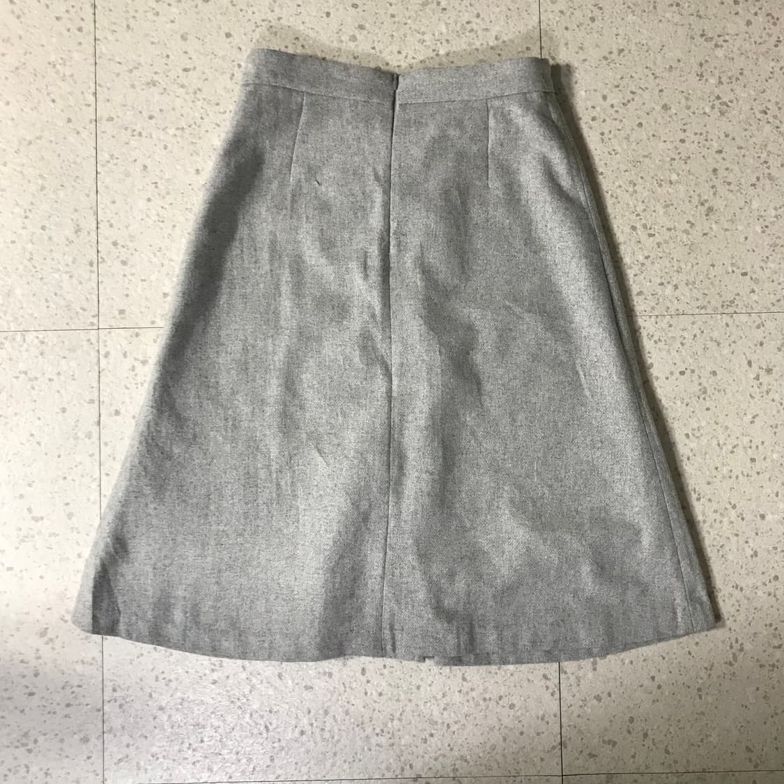 겨울 빈티지 소녀룩 ¡ 코트 미디스커트 비니 상품이미지6