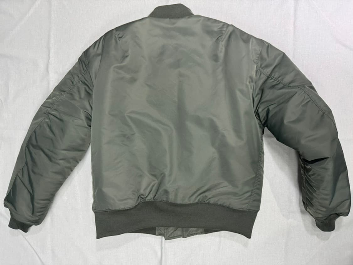 아웃스탠딩 10주년 ma-1(항공점퍼) / 세이지 그린 / L사이즈 상품이미지5