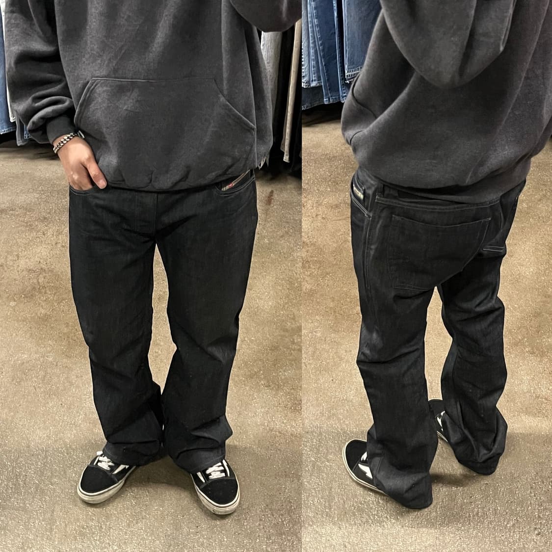 00s 디젤 자티니 블랙 데님 부츠컷 (35“) 상품이미지1