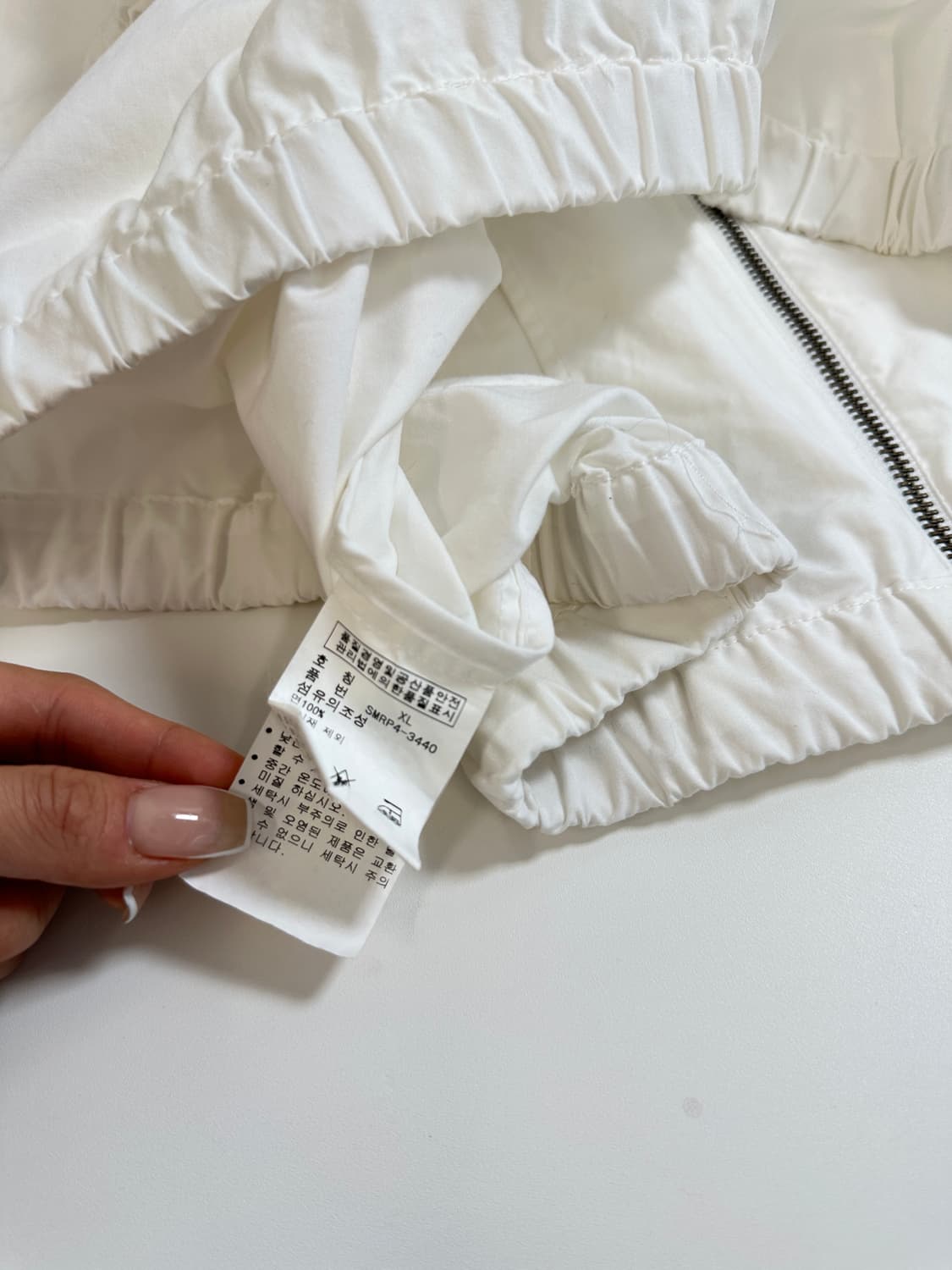 Polo 폴로 화이트 MERVER 코튼 블루종 자켓 XL 상품이미지6