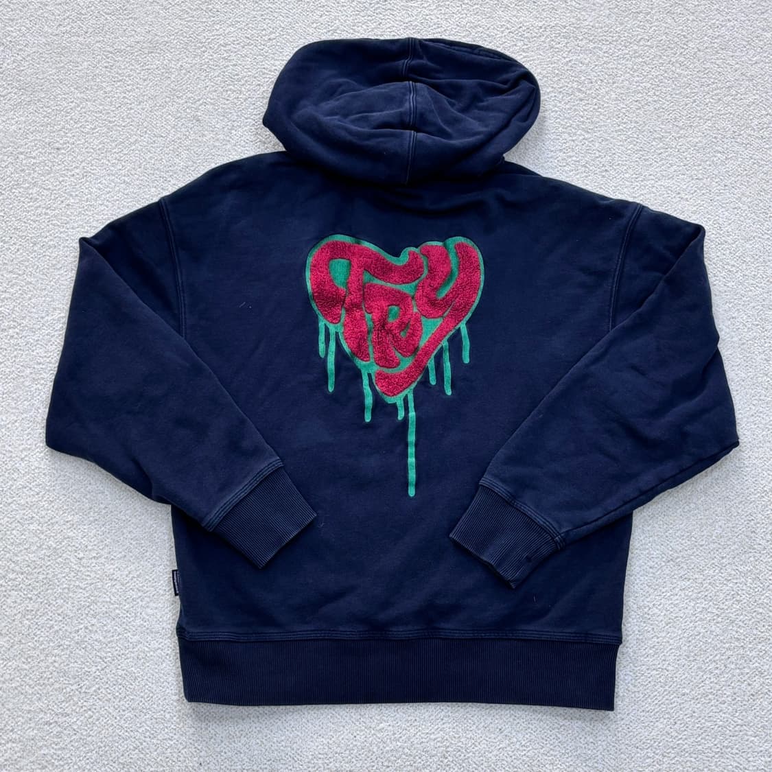 S 그루브라임 하트 멜팅 후드 티셔츠 0319E 상품이미지2