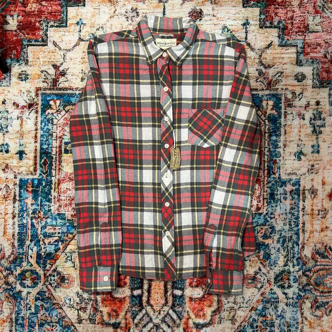 [S] 폴로 데님 앤 서플라이 체크셔츠 상품이미지1