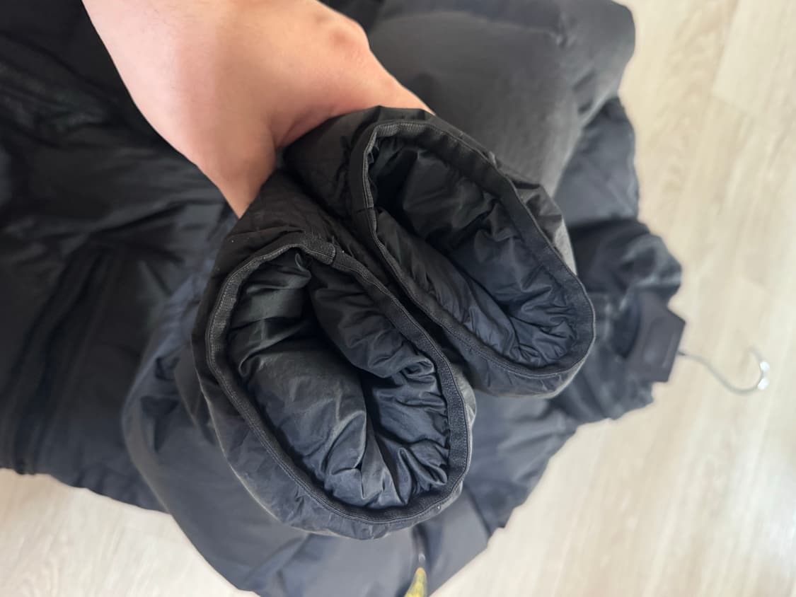 22FW L 블랙 스톤아일랜드 크링클랩스 패딩  상품이미지2