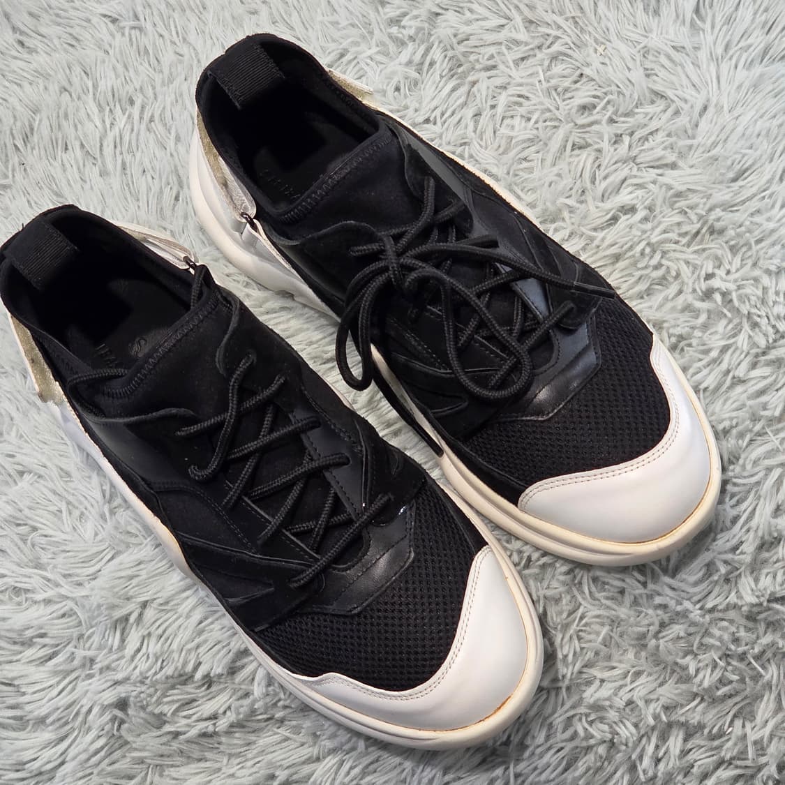 2a-15:SJ SJ 블랙 러너 스니커즈 240mm(실착235) 상품이미지5