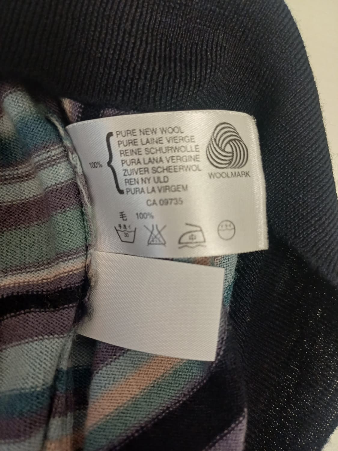 Paul Smith London 빈티지 멀티 스트라이프 울 니트[M] 상품이미지5