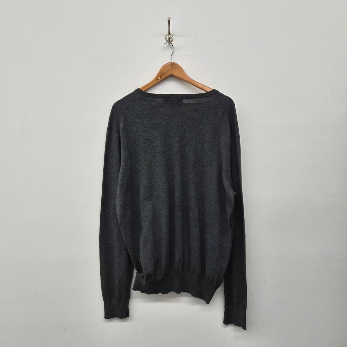 폴로 랄프로렌 V넥 니트 그레이 남성 L 상품이미지5