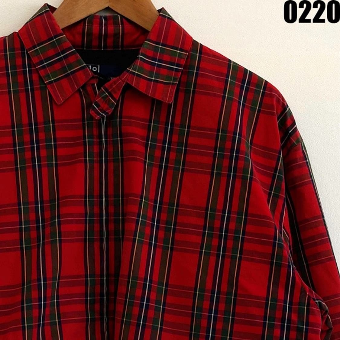 폴로 랄프로렌 클래식 타탄 체크 집업 자켓 M 0220  상품이미지3