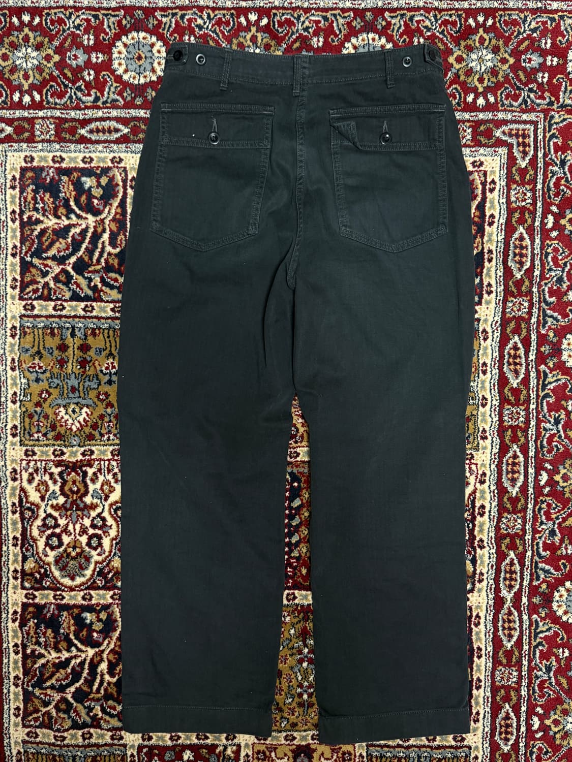 카키스 베이커팬츠 HBT BAKER PANTS BLACK S 상품이미지4