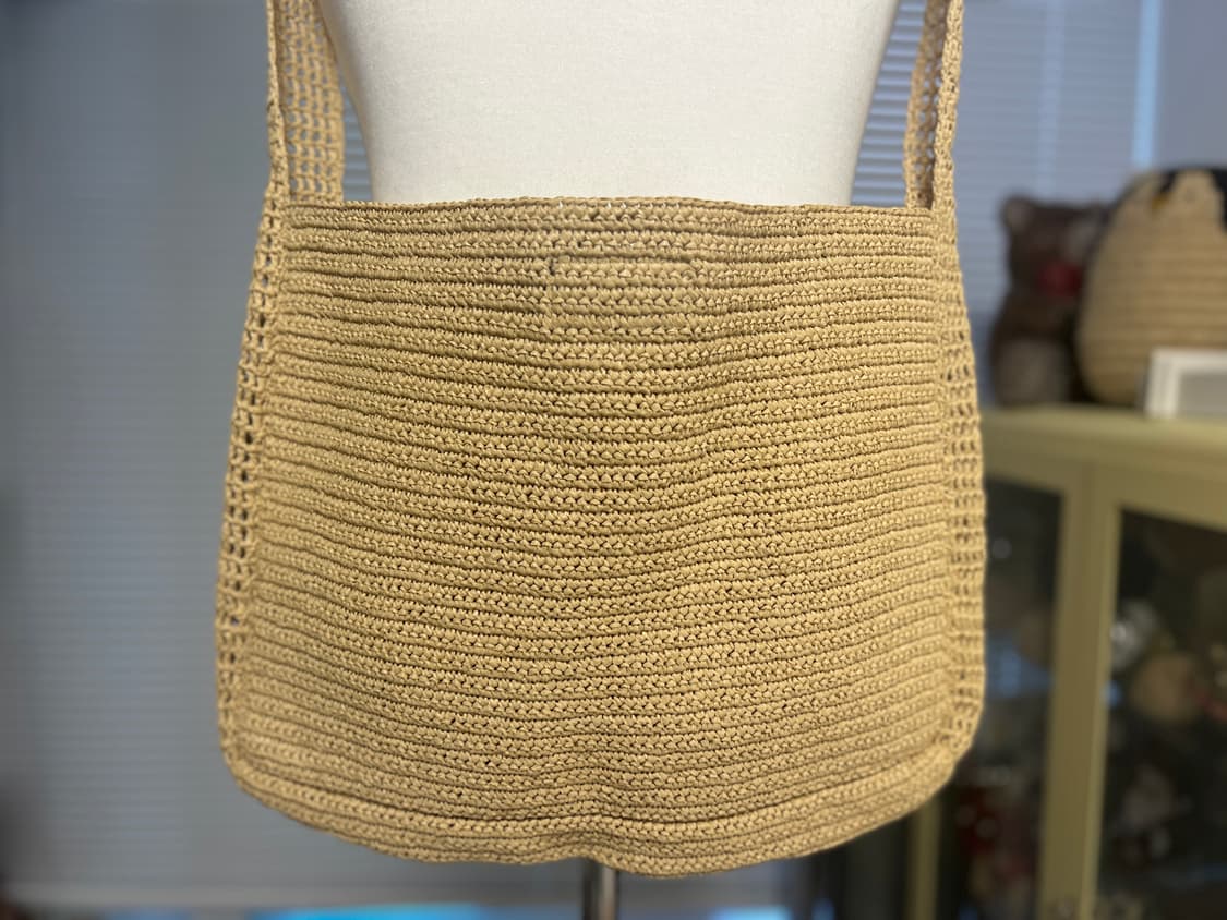 DESCENDANT Raffia Mesh Shoulder Bag 베이지 상품이미지7