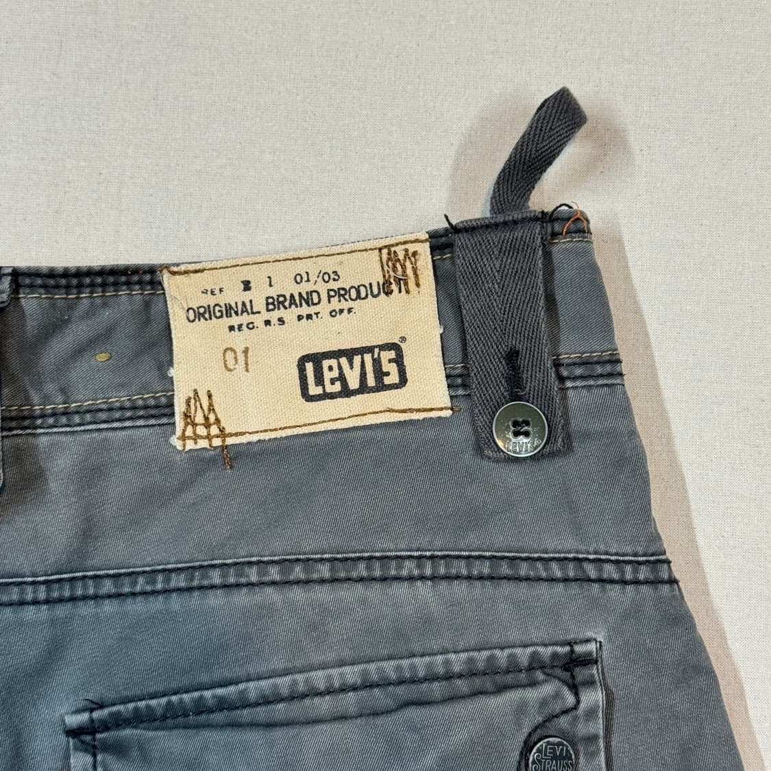 32inch) 리바이스 워크웨어 버뮤다 카고팬츠 반바지 상품이미지4