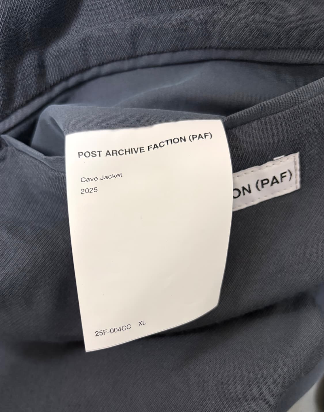 Paf Cave Jacket (2025) Charcoal 상품이미지8