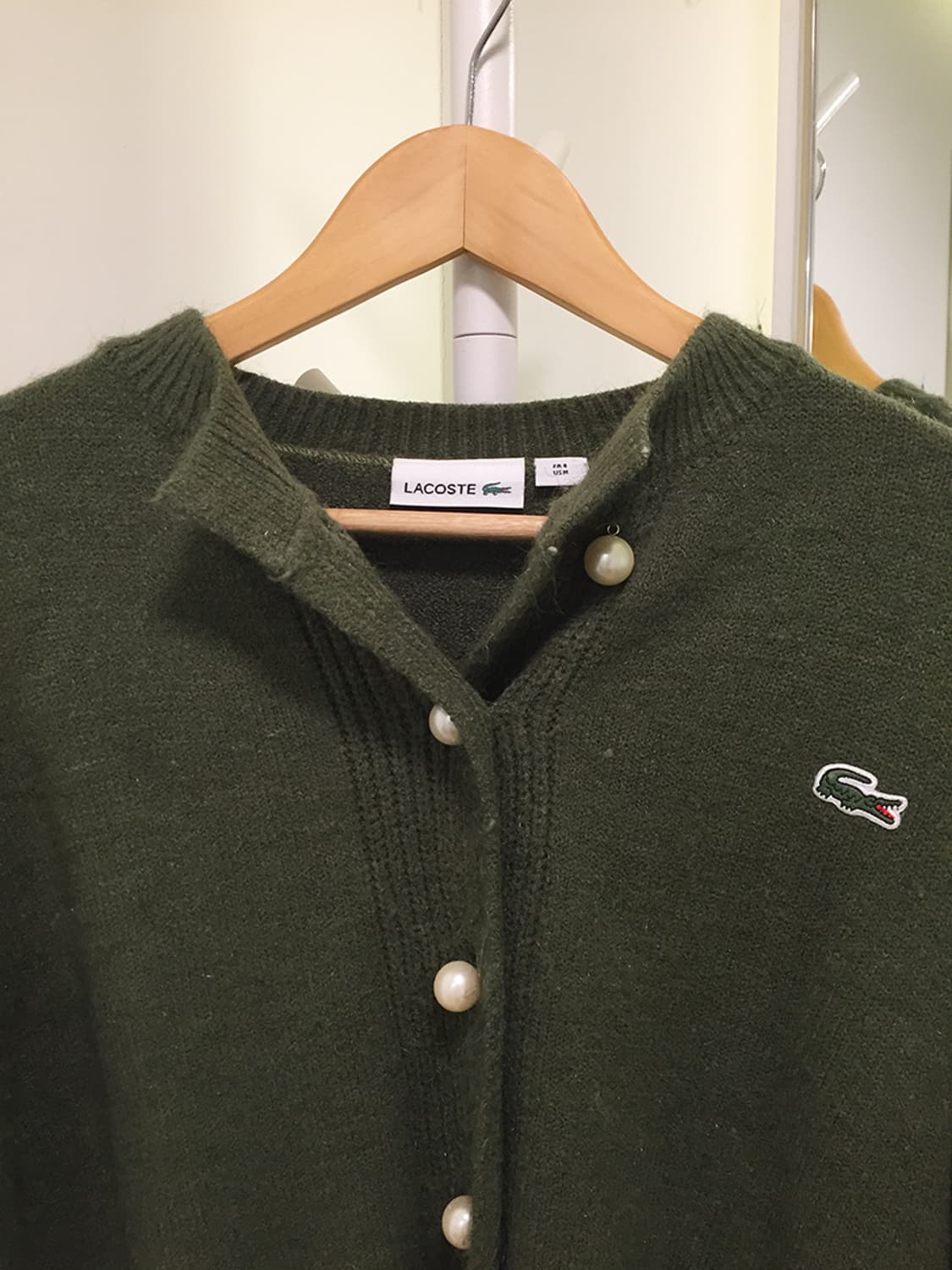 여성 라코스테 니트 가디건 100 상품이미지4