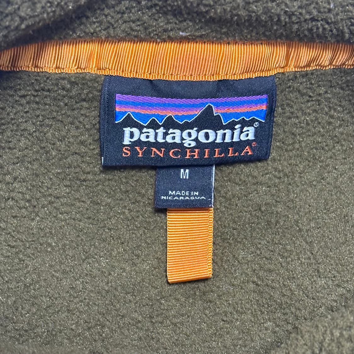 파타고니아 투톤 신칠라 카키 상품이미지5