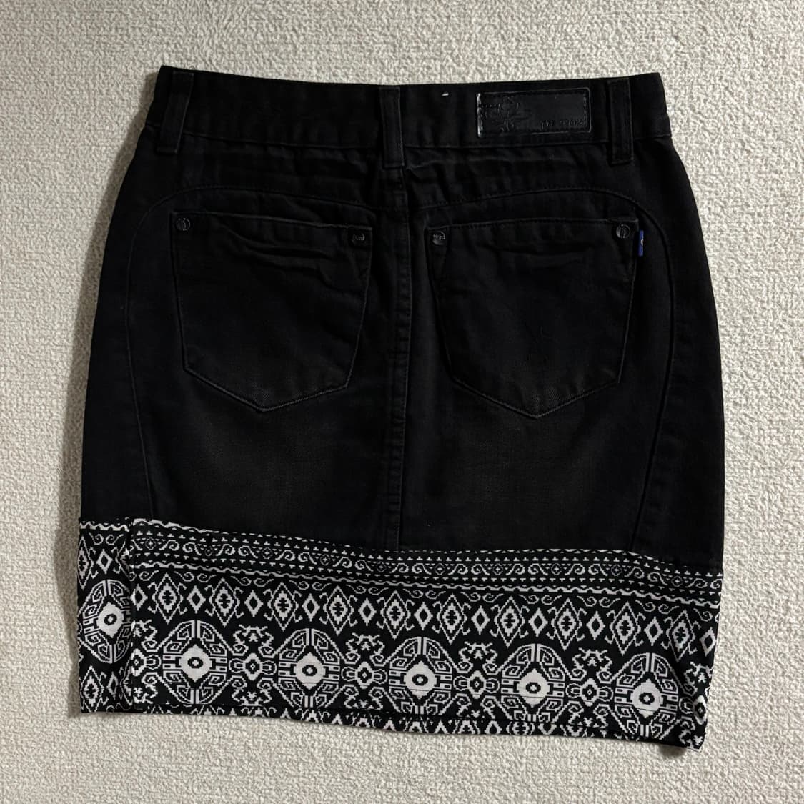 빈티지 TTE JAENG YI 블랙 스커트 상품이미지5