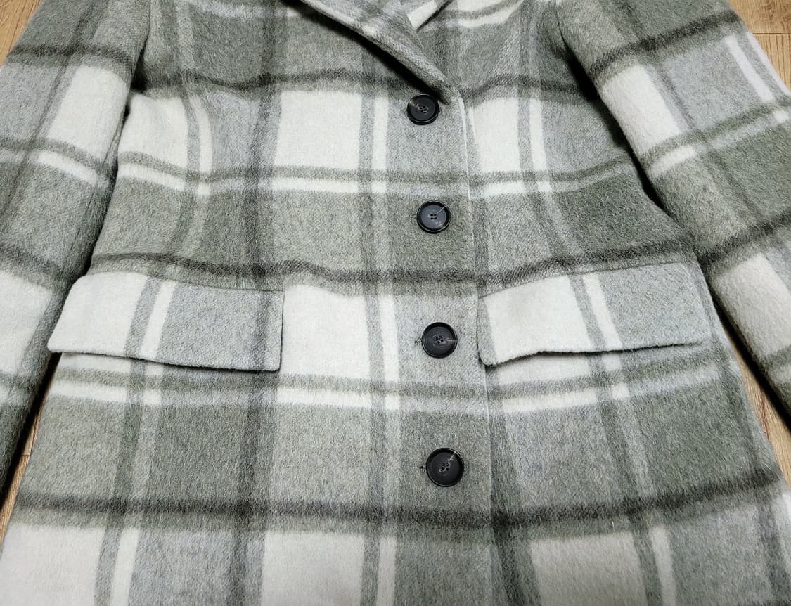 러브패리스(Loveparis) 체크 울코트 55 새상품 상품이미지5