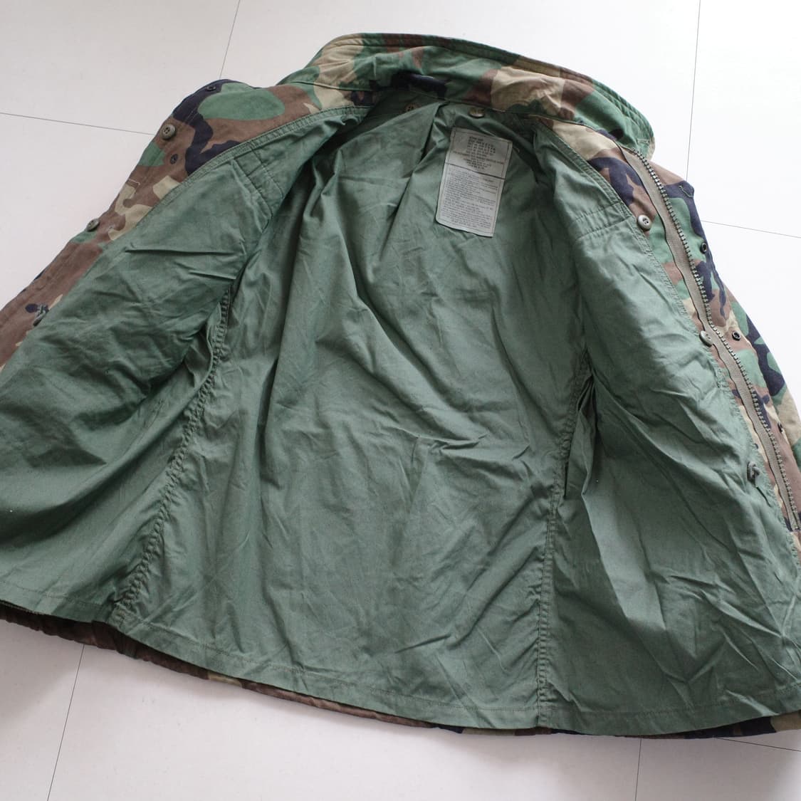[데드스탁] 미군 오리지널 M65 우드랜드 필드자켓 M-S 상품이미지6
