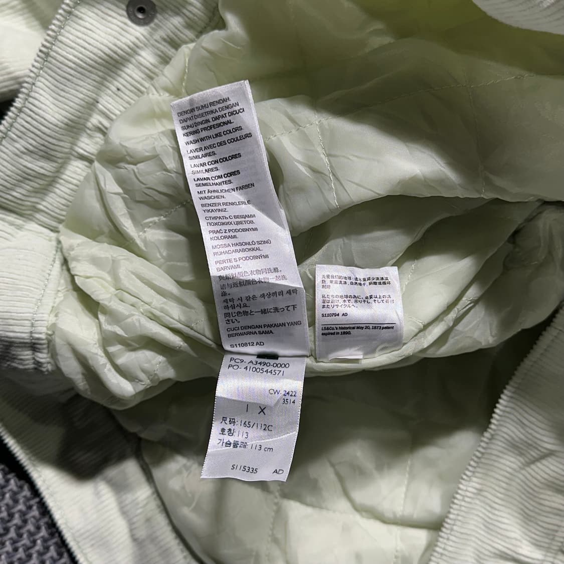 리바이스 코듀로이 셰르파 자켓 (XL/old-8462) 상품이미지9