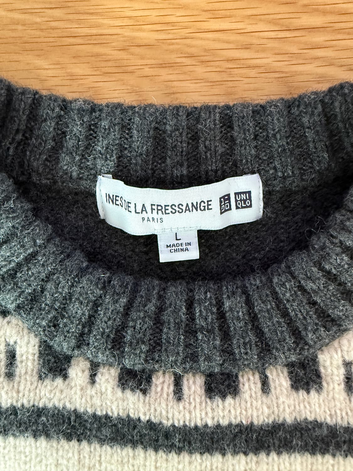 INES DE LA FRESSANGE x UNIQLO 울 니트(울마크) 상품이미지6