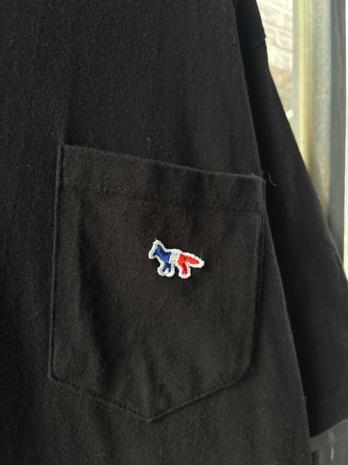 Maison Kitsune 메종 키츠네 트리컬러 폭스 패치 포켓 티셔츠 상품이미지3