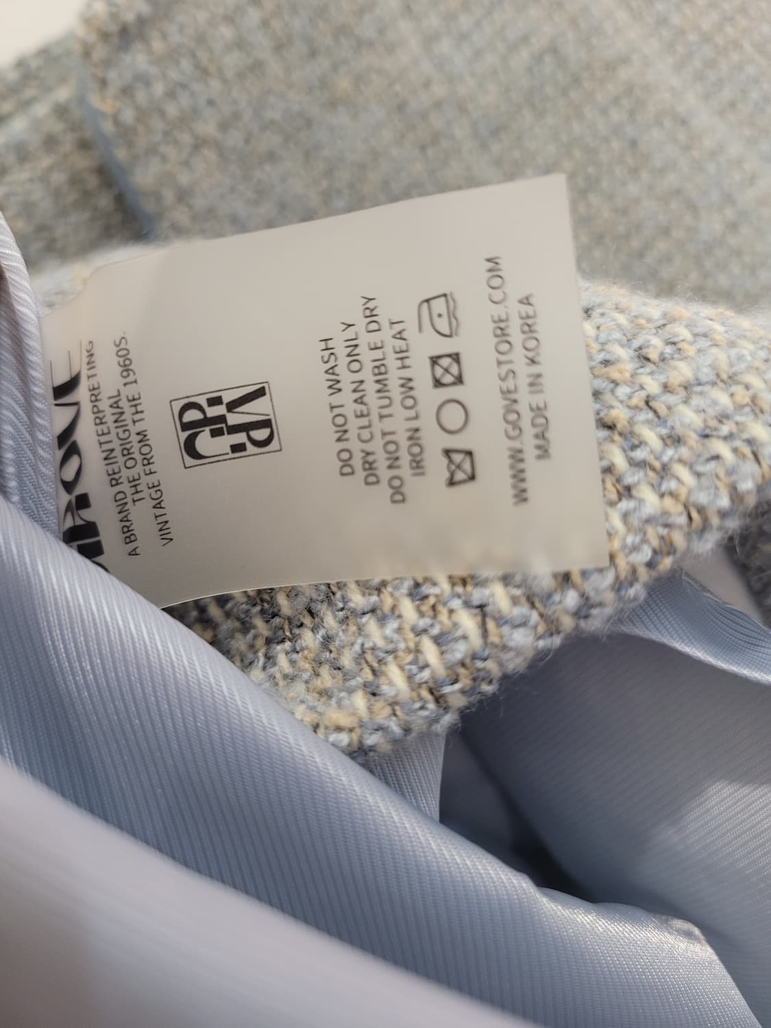 그로브 샤론 트위드 미니스커트 M사이즈 상품이미지7