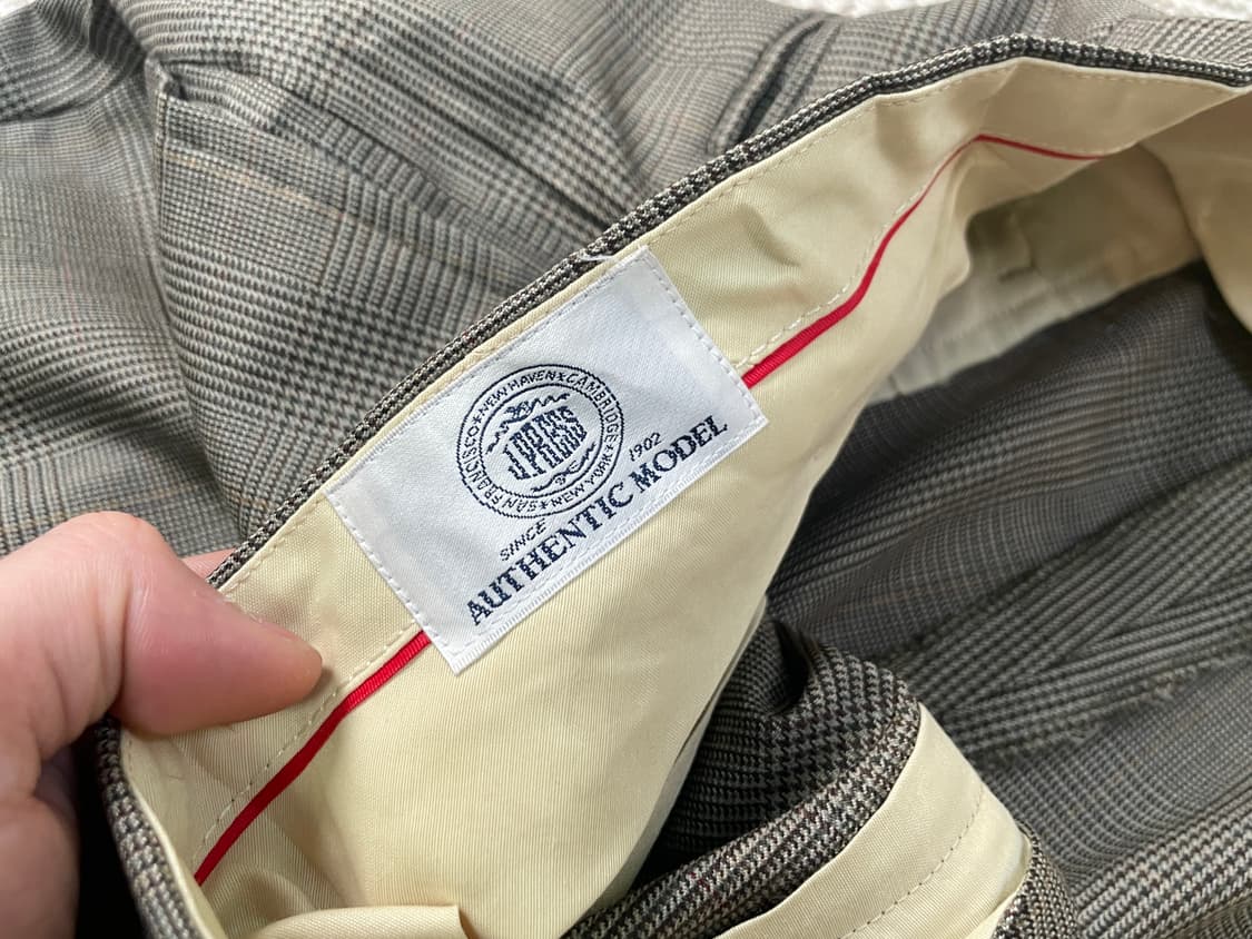 제이프레스 글렌체크 슬렉스  상품이미지3