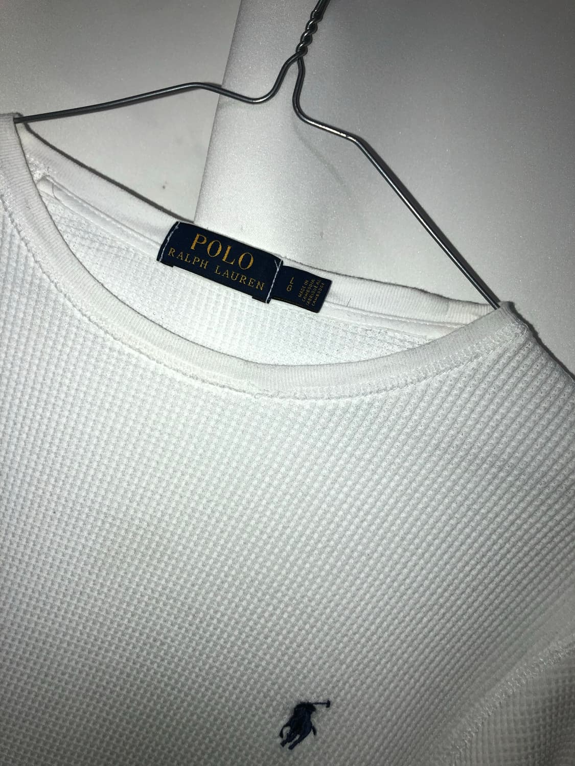 POLO 와플 여리핏 롱슬리브 (표기L) 상품이미지2