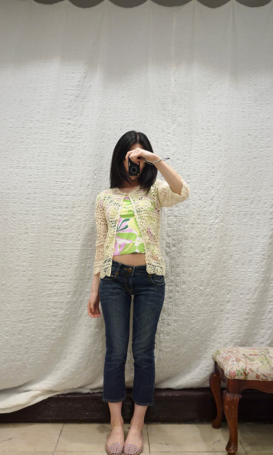 crochet net cardigan 상품이미지3