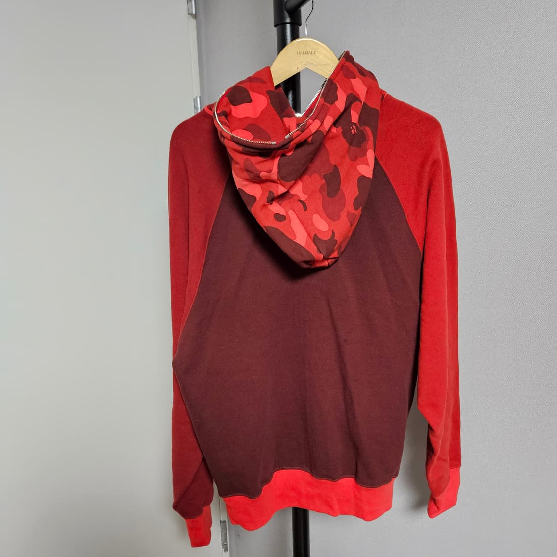 BAPE 베이프 적계 카모 후드집업 상품이미지6