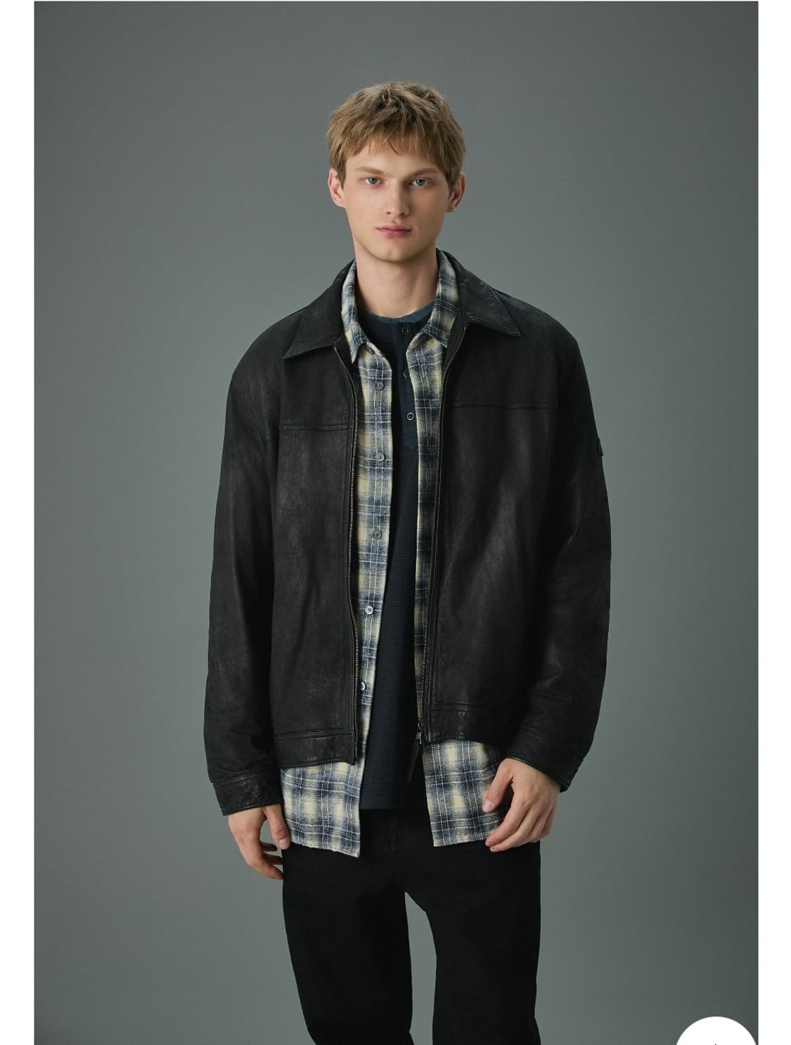 25FW 시리즈 양가죽 오일워싱 트러커(가죽자켓) 110 상품이미지2