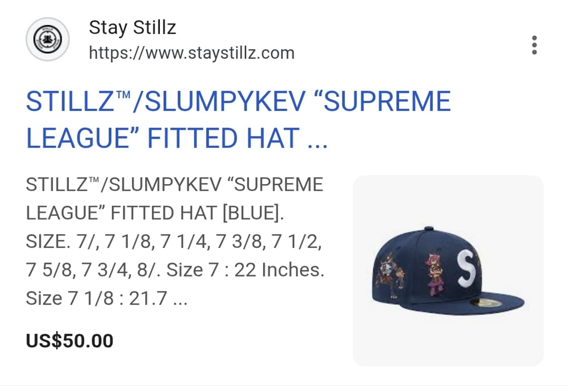 STILLZ X SLUMPYKEY 슈프림리그 볼캡 상품이미지2