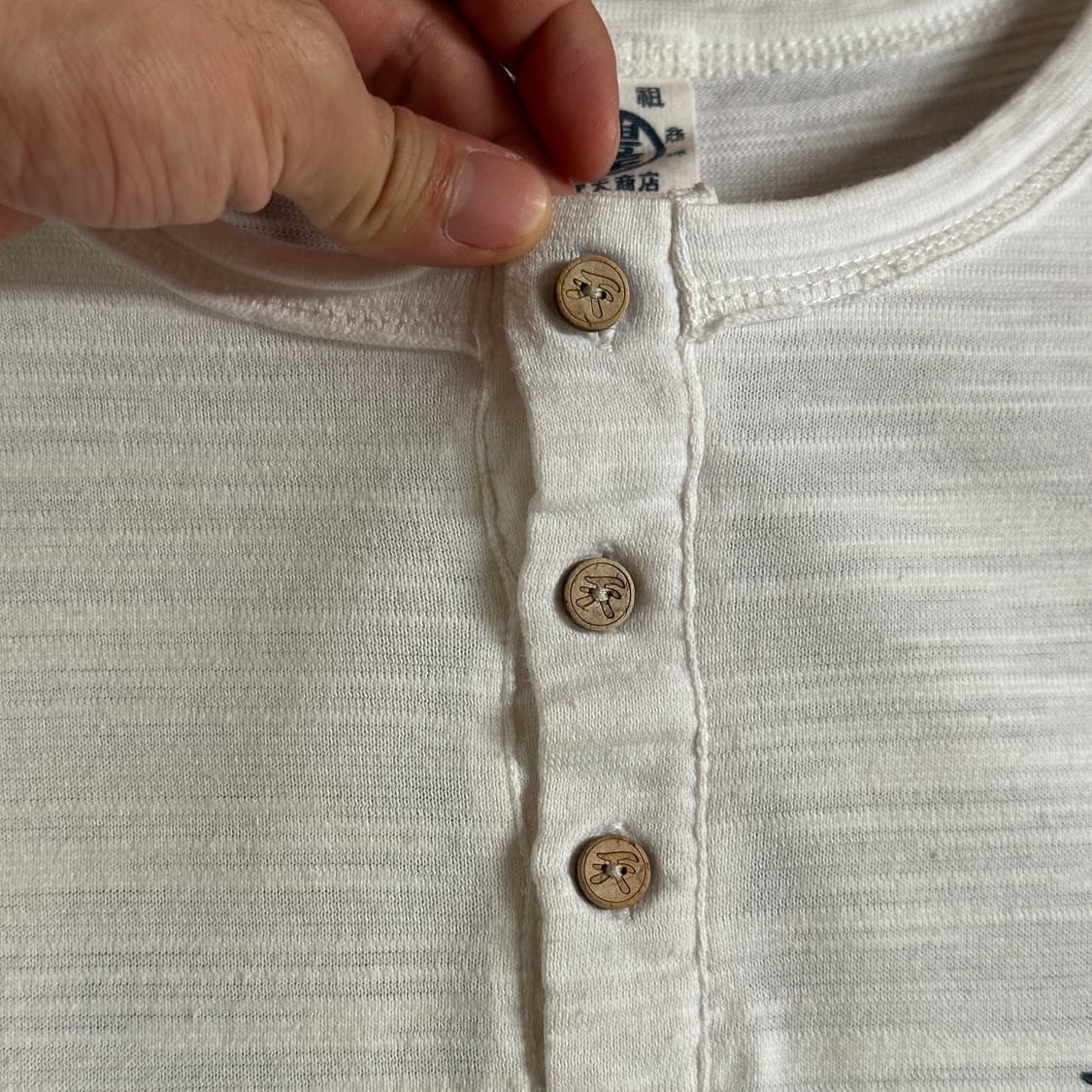Vintage henley neck longsleeves 상품이미지5