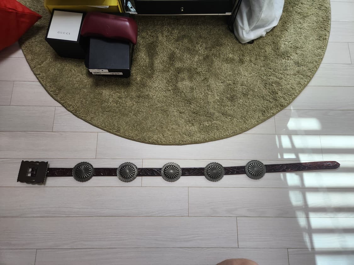 더블알엘 RRL 웨스턴 핸드 콘초 벨트 유니섹스 유일매물 상품이미지3