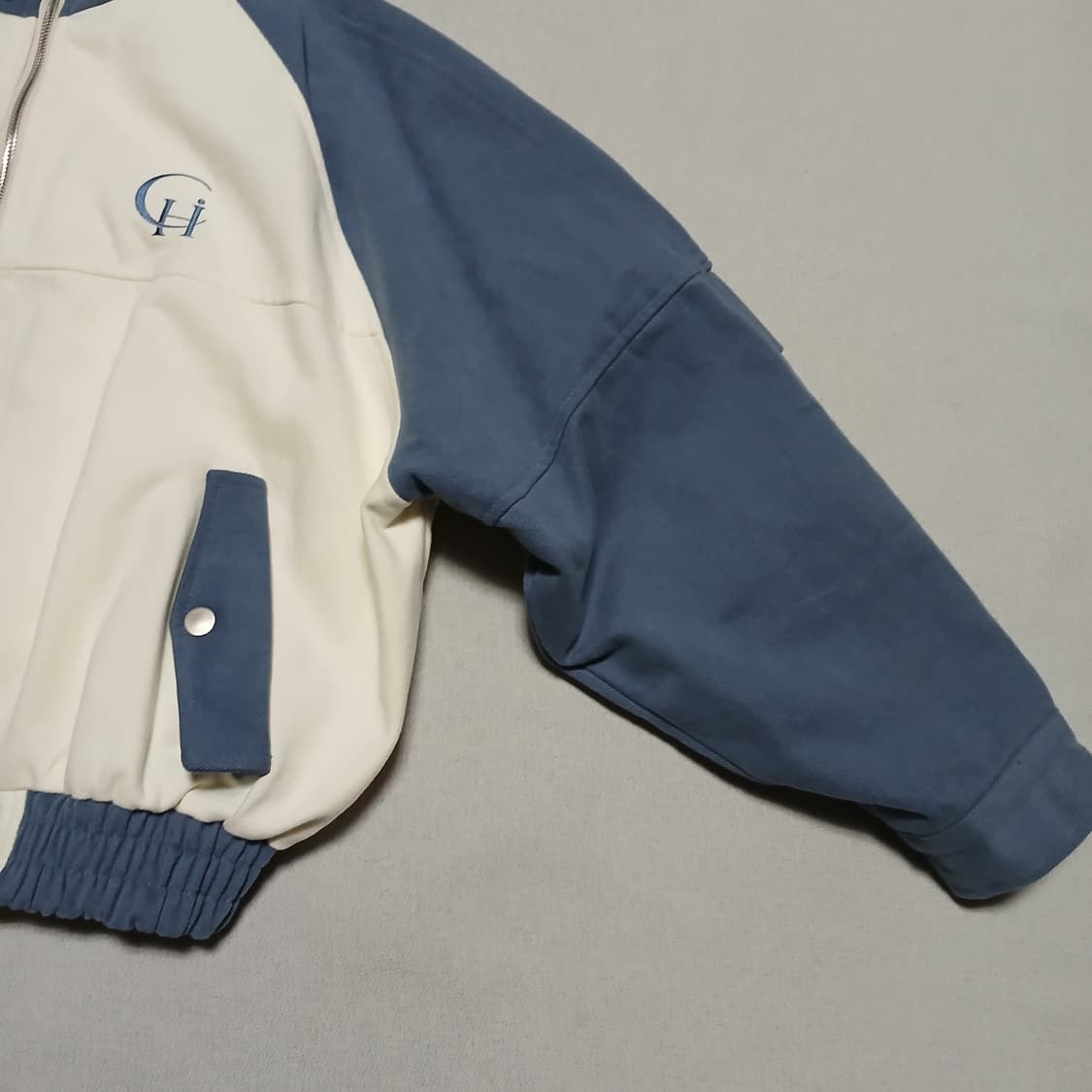 하이키클럽 콘트라스트 점퍼 자켓 집업 오버핏 상품이미지6