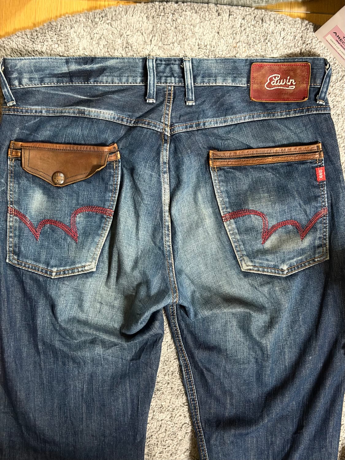 에드윈 블루트립 카우보이 데님 상품이미지5