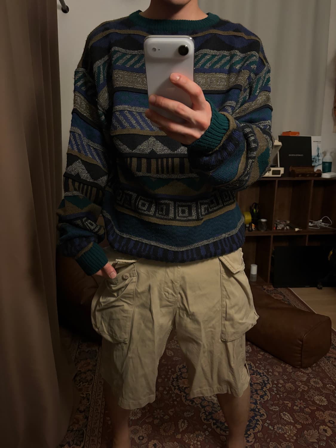 밀리터리 빈티지 카고 하프 팬츠  상품이미지1